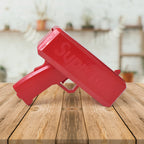 4514 Money Gun Shooter Cash Spray Gun Make It Rain Toy Gun Cash Cannon Money Gun Great Fun For Party Games Wedding Birthday