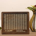 Savings Challenge Money Bank , Brown
